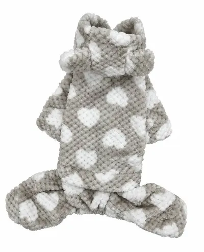 Костюм махровий серця капучино