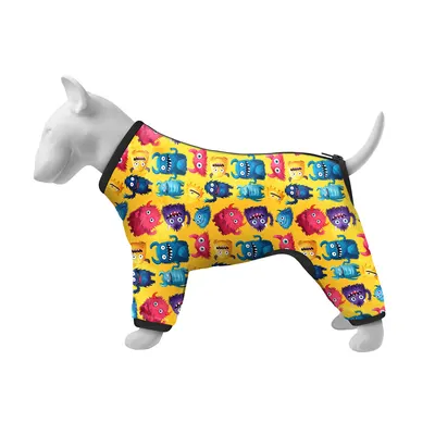 Вітровка для собак WAUDOG Clothes, малюнок "Мохнаті монстри"