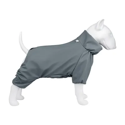 Дощовик для собак WAUDOG Clothes, водонепроникний, сірий