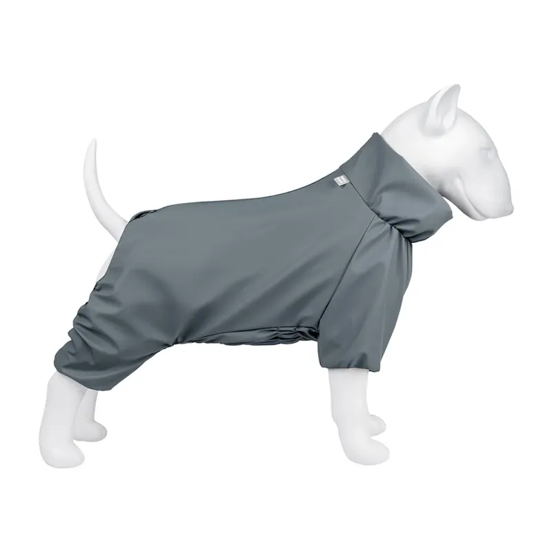 Дощовик для собак WAUDOG Clothes, водонепроникний, сірий