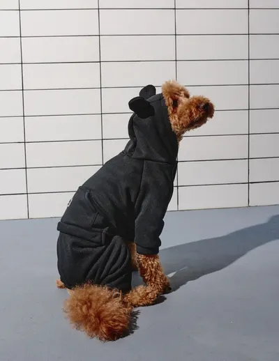 Костюм з кишенею чорний
