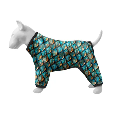 Вітровка для собак WAUDOG Clothes, малюнок "Луска"