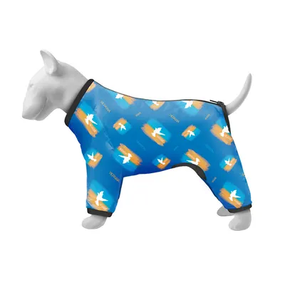 Вітровка для собак WAUDOG Clothes, малюнок "Прапор"