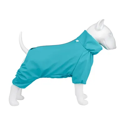 Дощовик для собак WAUDOG Clothes, водонепроникний, блакитний