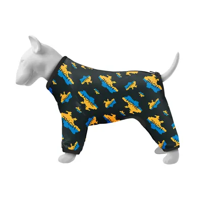 Вітровка для собак WAUDOG Clothes, малюнок "Дім"